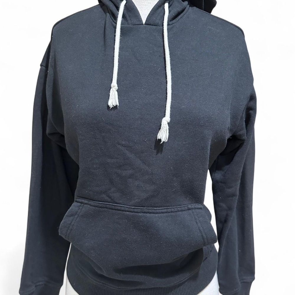 Gray Oversized Long Sleeve Hoodie